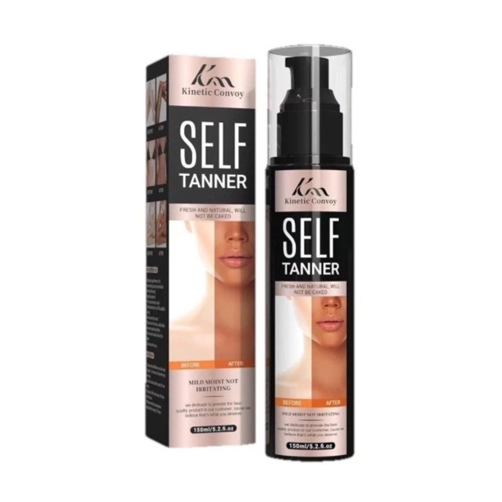 Kinetic Convoy Self Tanner Lotion Mouse Med to Dark Natural Organic Sunless Tan.